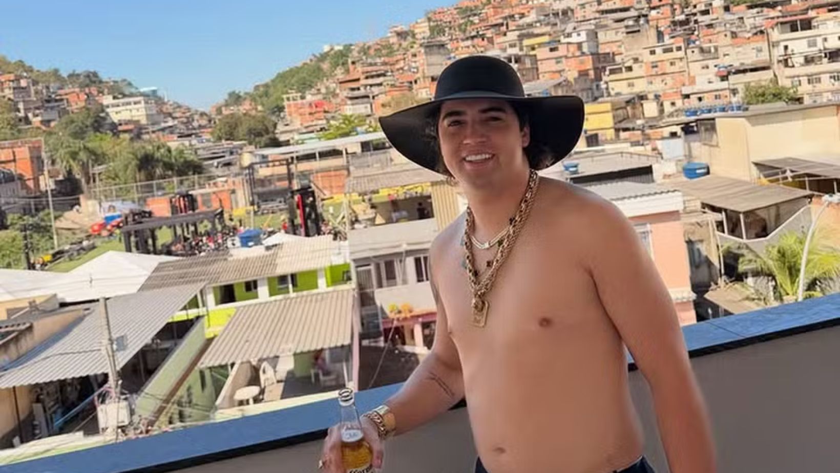 Natanzinho Lima passeando no Alemão | Reprodução/ Instagram 
