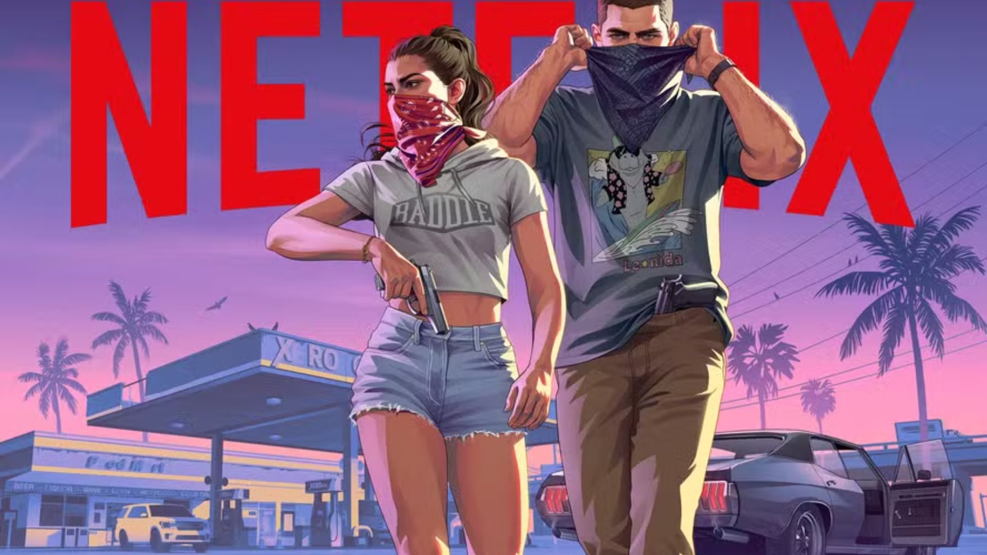 GTA 6 na Netflix - Foto: Divulgação / Rockstar Games e Netflix