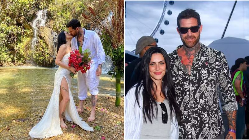 O empresário Leandro D’Lucca e a atriz Cleo Pires