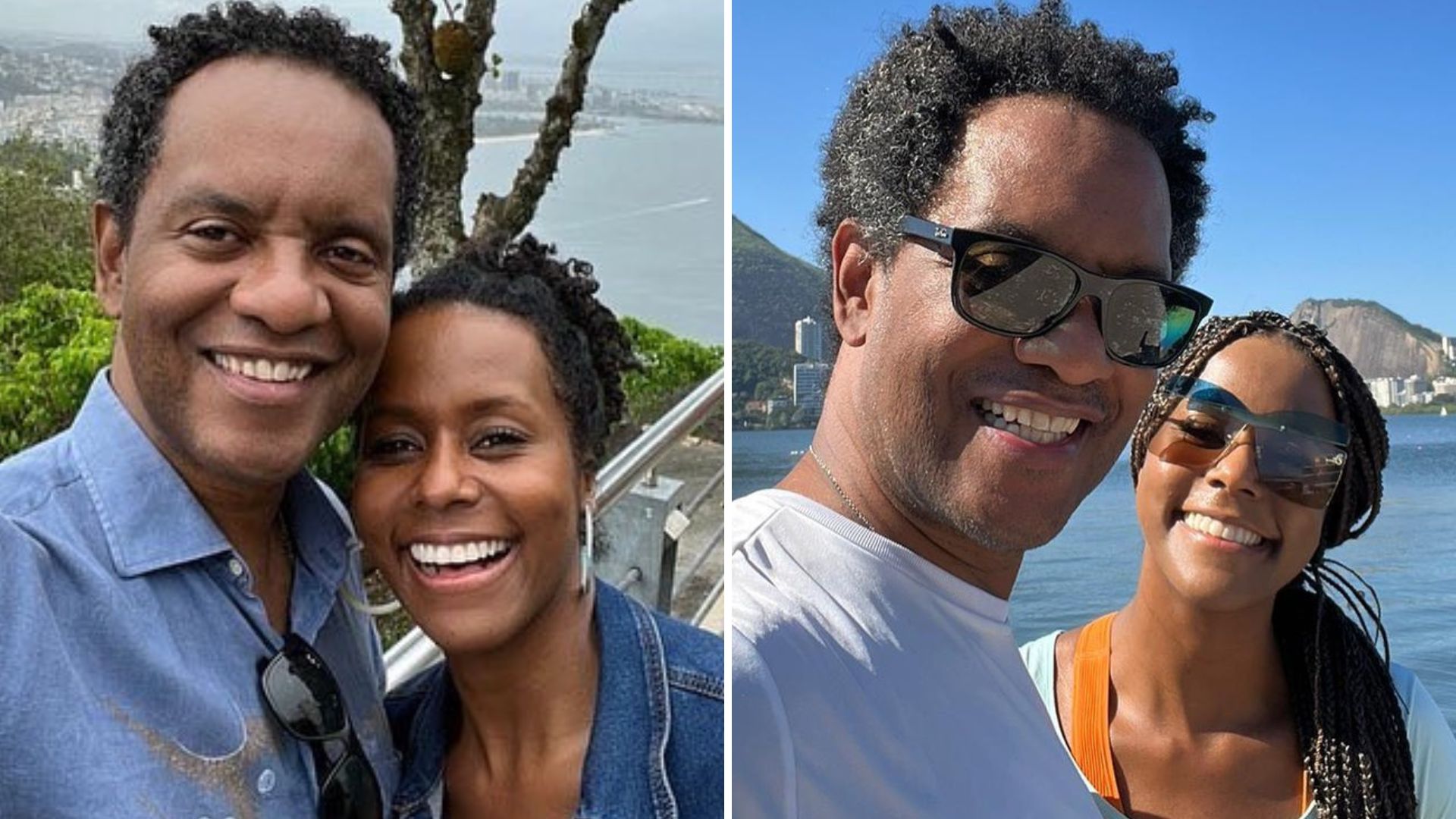 Maju Coutinho e marido Agostinho