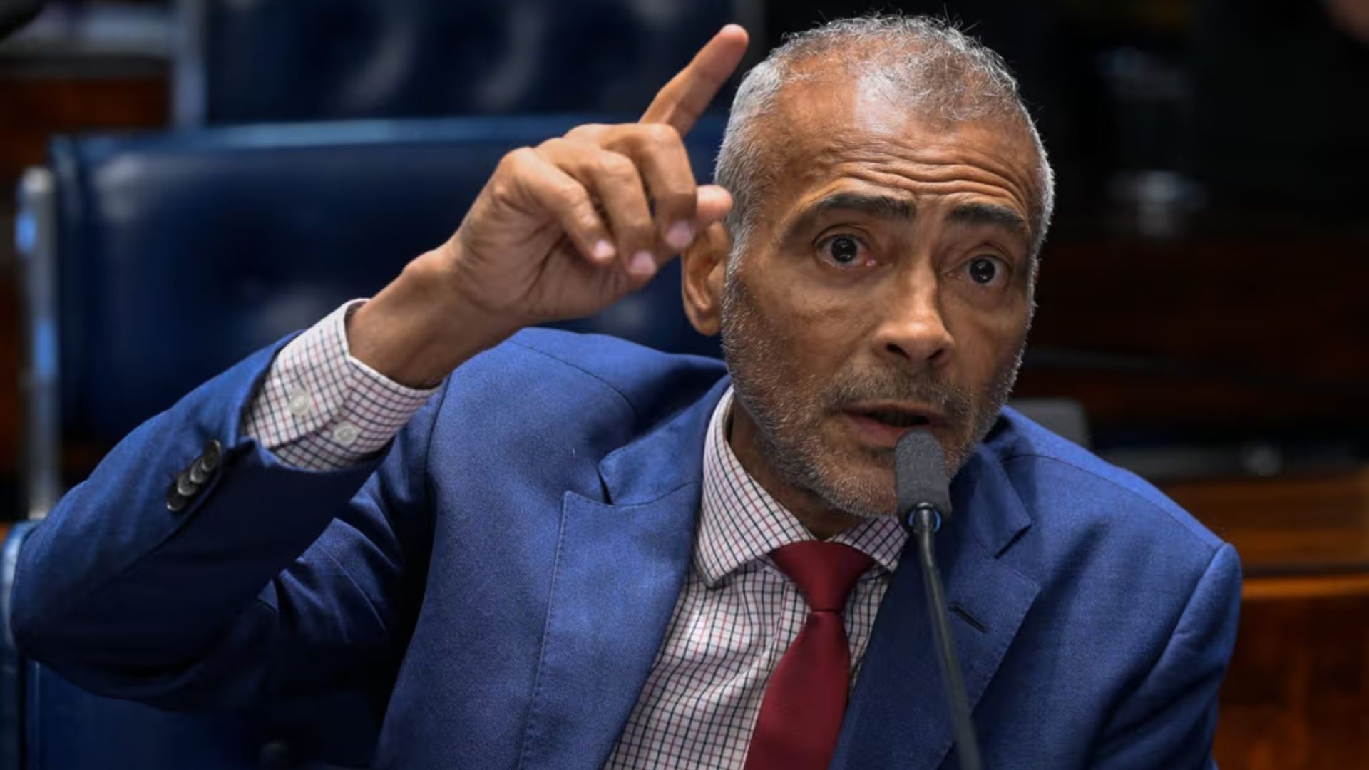 Romário, senador do RJ pelo PL  Carlos Moura/Agência Senado