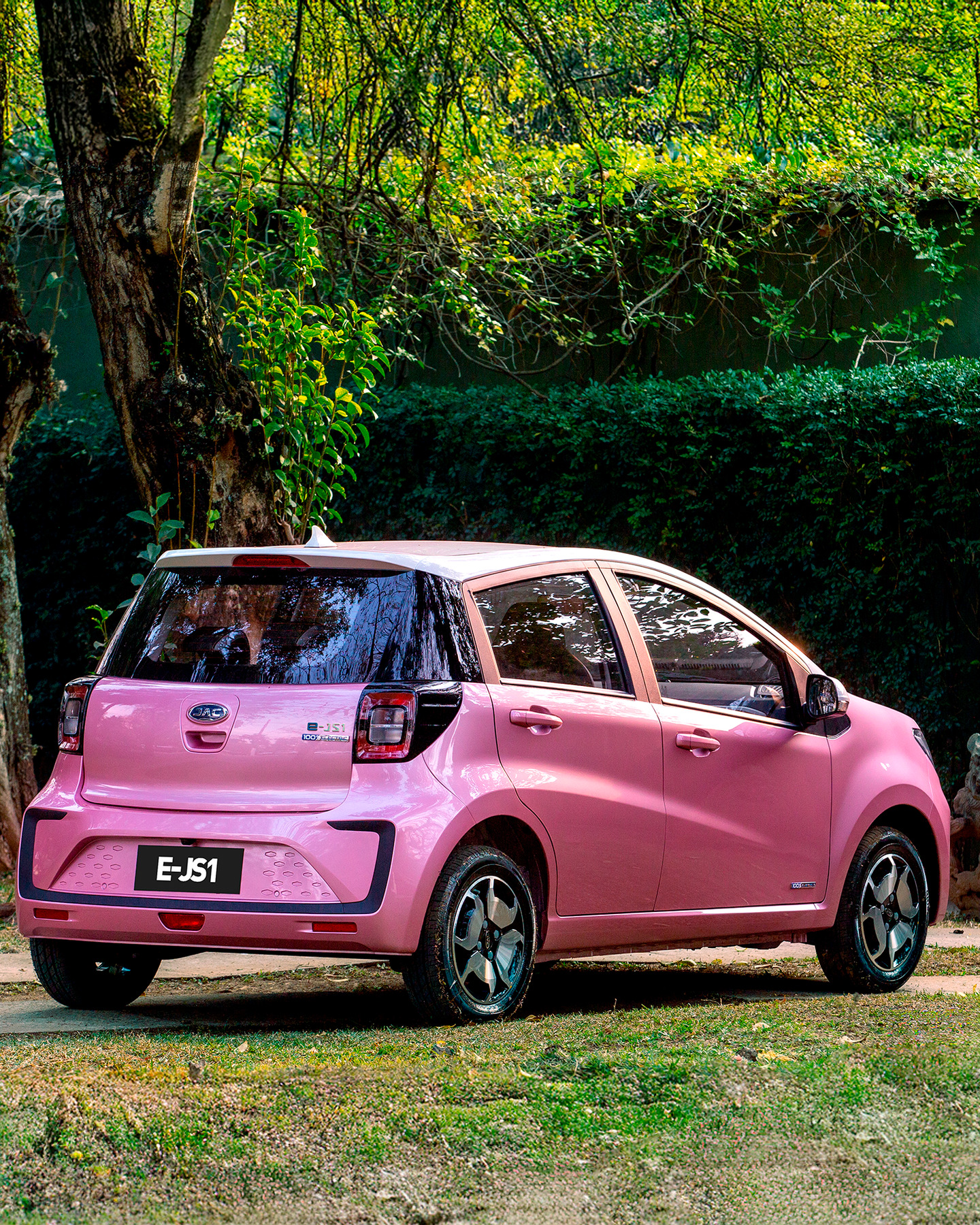 Carro elétrico da JAC Motors | Reprodução/Redes sociais