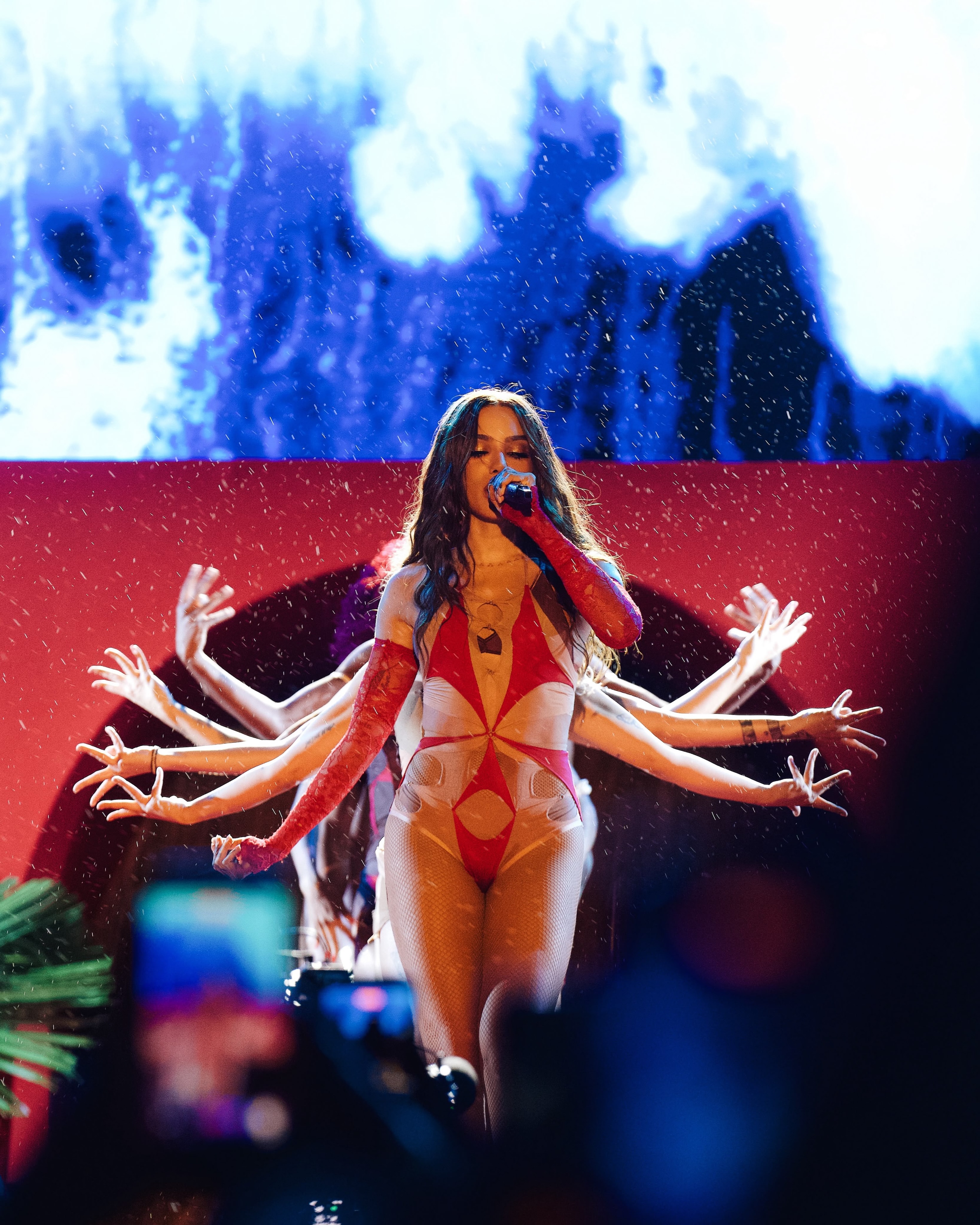 Anitta no show da turnê Equilibrivum em Salvador
