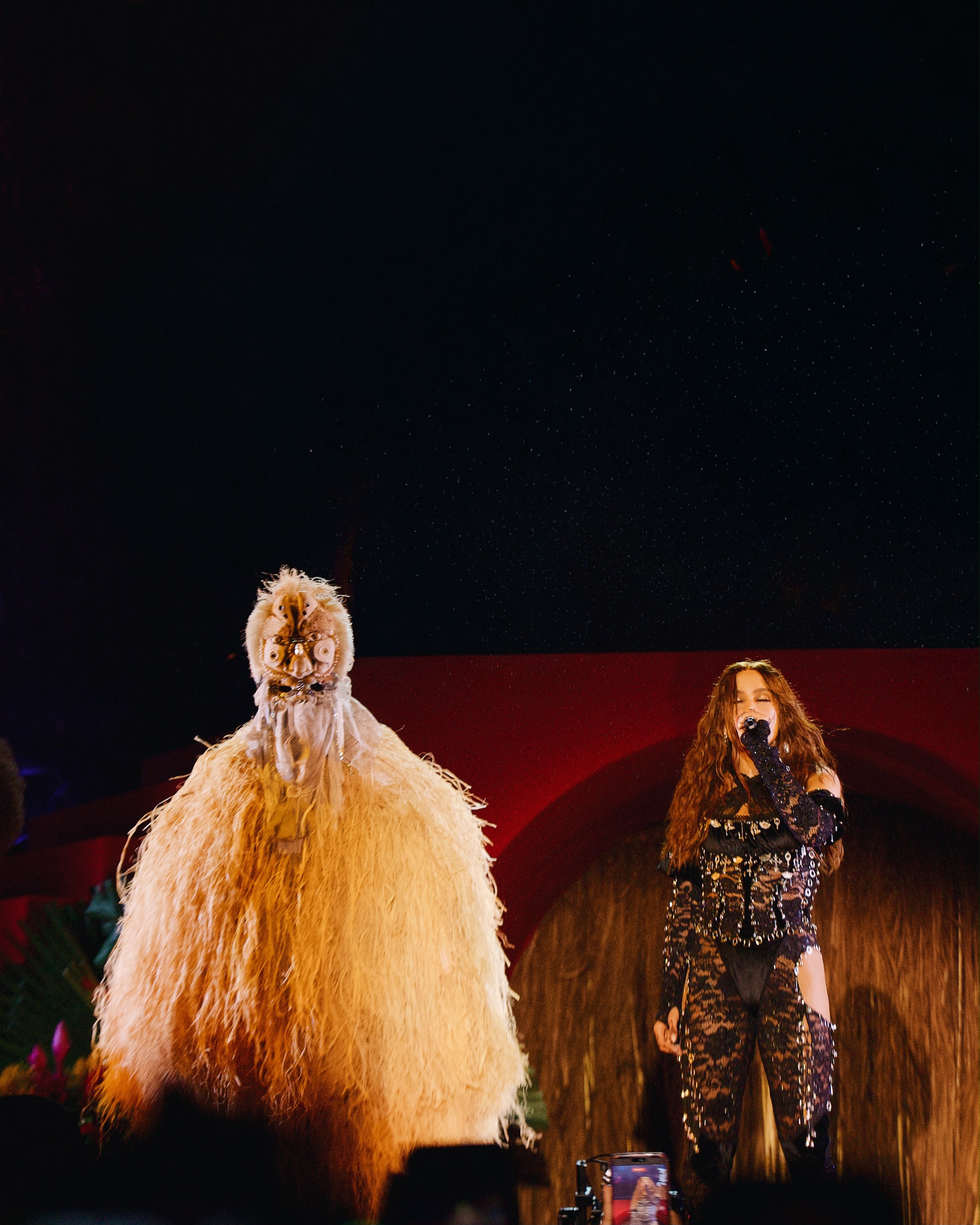 Anitta no show da turnê Equilibrivum em Salvador