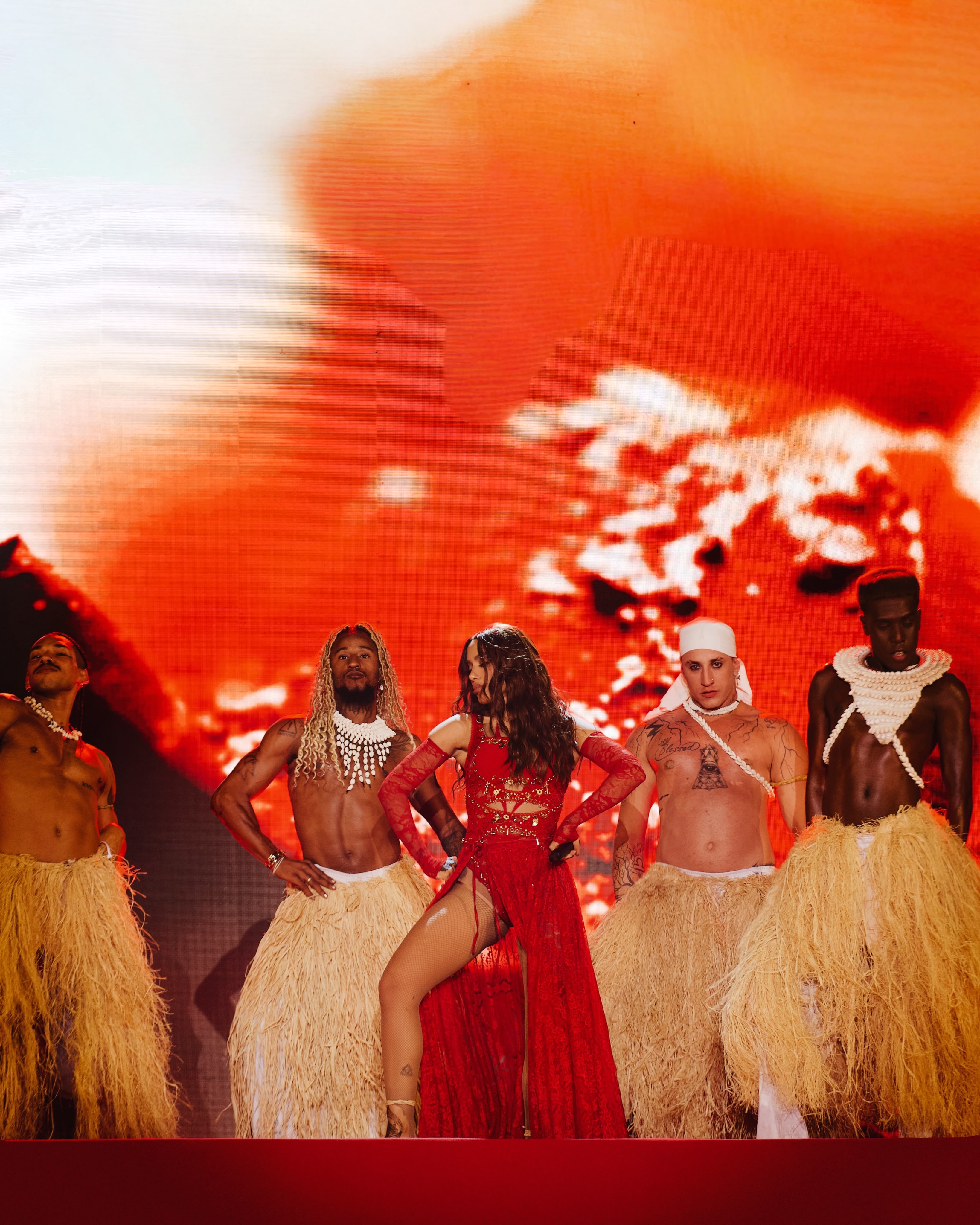 Anitta no show da turnê Equilibrivum em Salvador