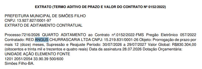 Diário Oficial de Simões Filho