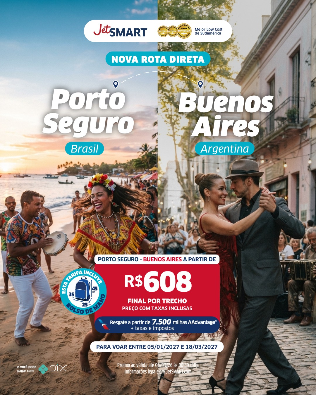 Rota Porto Seguro Buenos Aires