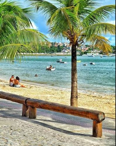 Praia de Tubarão está imprópria para banho | Reprodução/Redes sociais