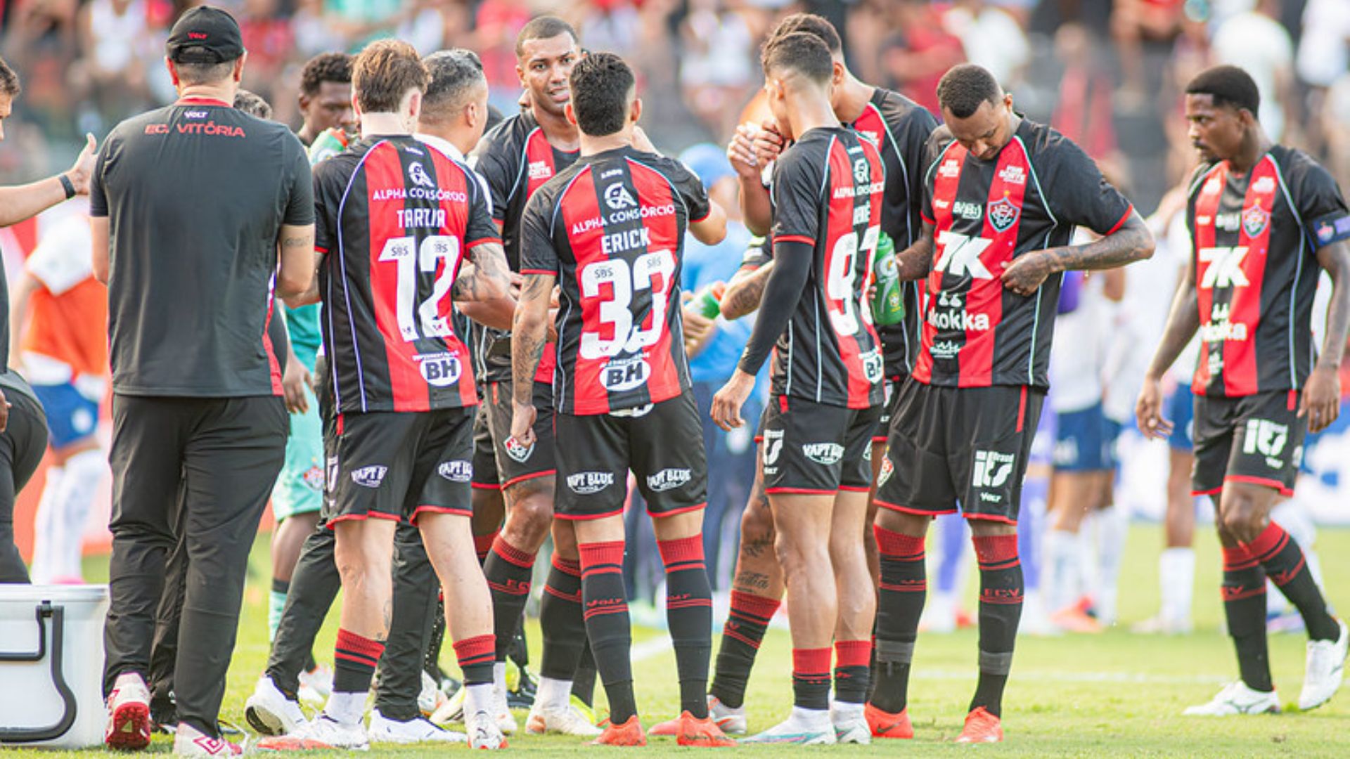 Confusões dentro de campo ganharam novos detalhes após leitura labial de momentos do clássico — Foto: Victor Ferreira/EC Vitória