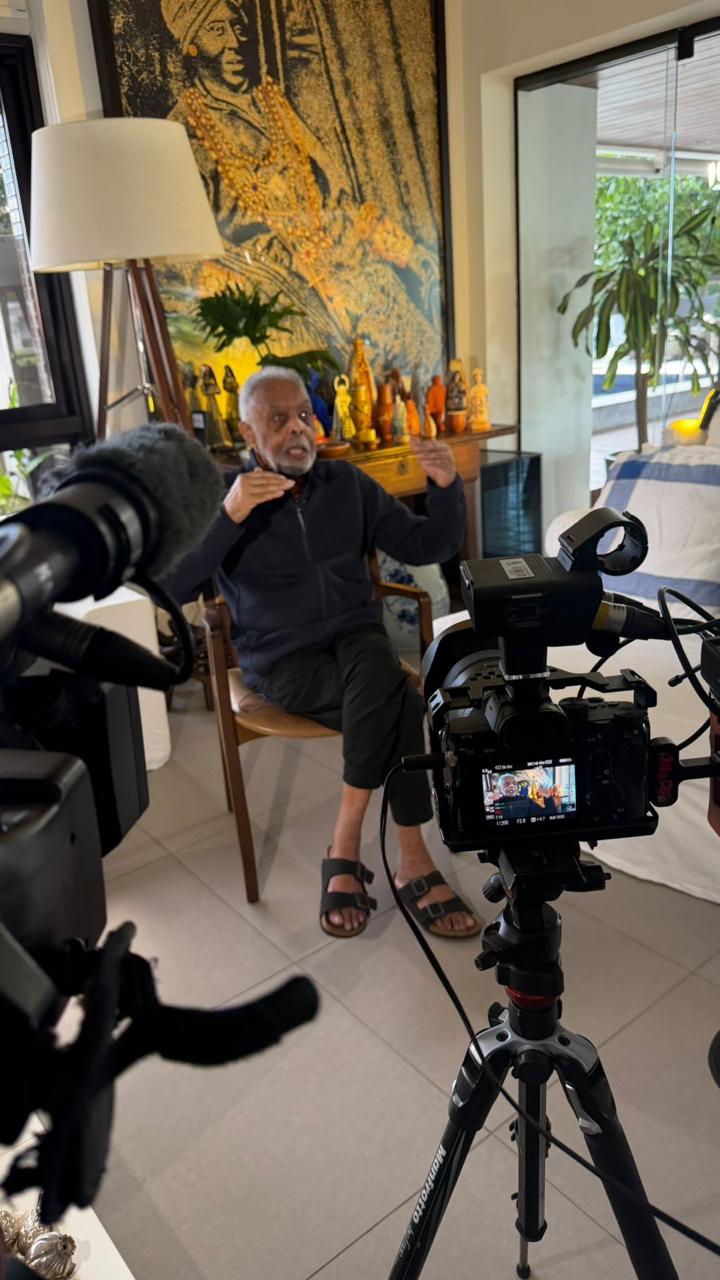 Participação de Gilberto Gil. - Imagem: TV Bahia