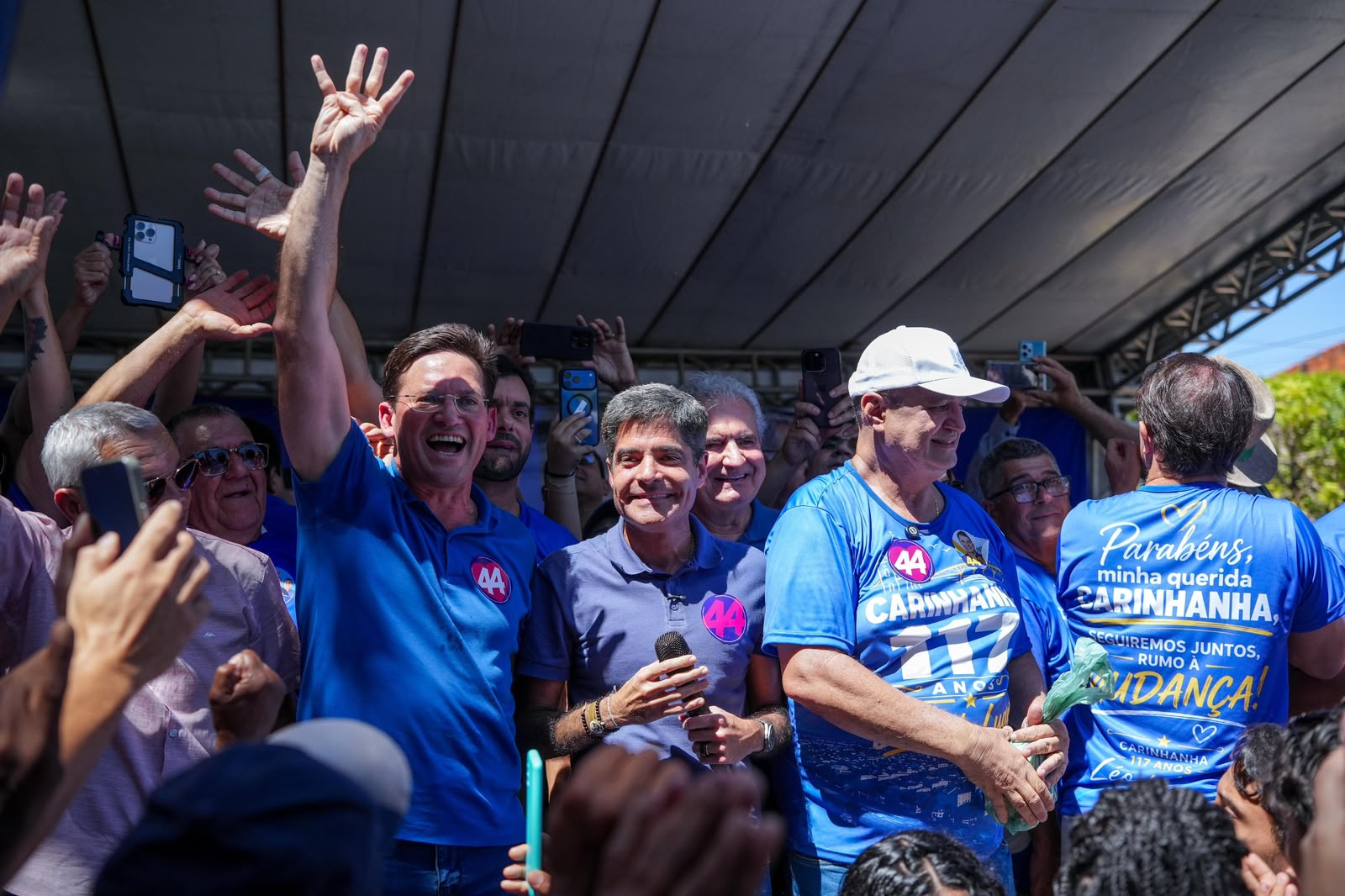 João Roma abre campanha ao lado de ACM Neto e aliados. (Foto: Divulgação)