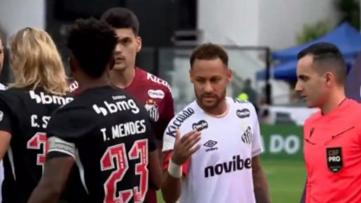 Neymar e Thiago Mendes