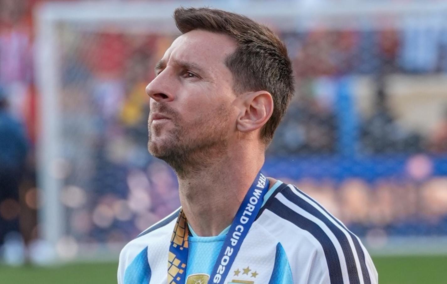 Lionel Messi com as cores da Argentina - Foto: Reprodução / Instagram / @leomessi