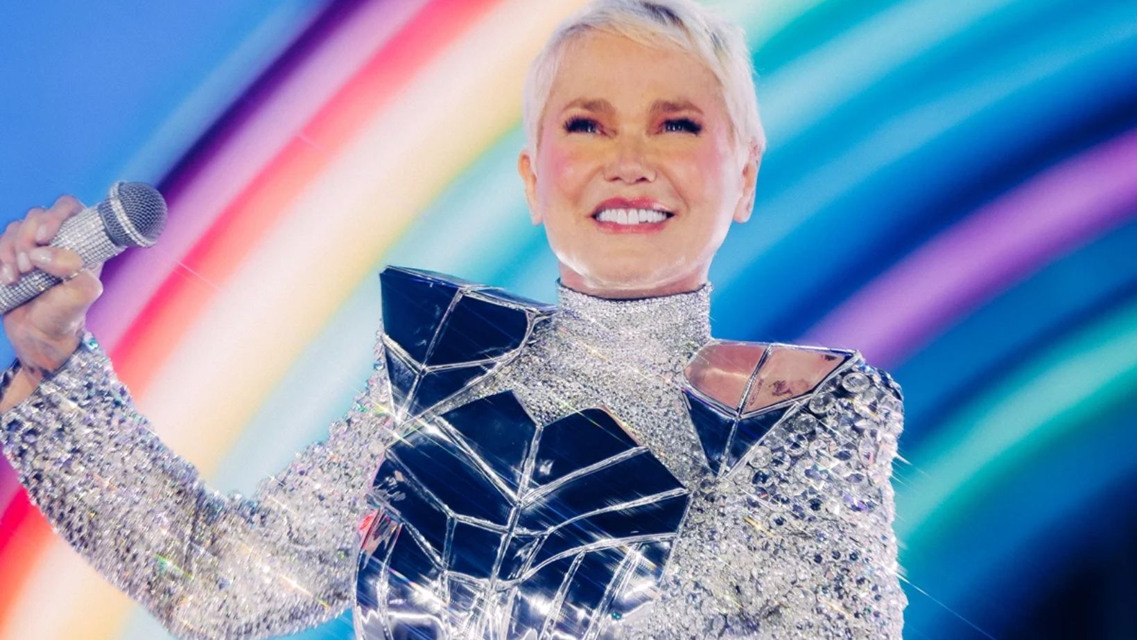 Xuxa Meneghel denunciou o uso de sua imagem e voz em vídeos falsos relacionados às eleições deste ano — Foto: Reprodução/Instagram