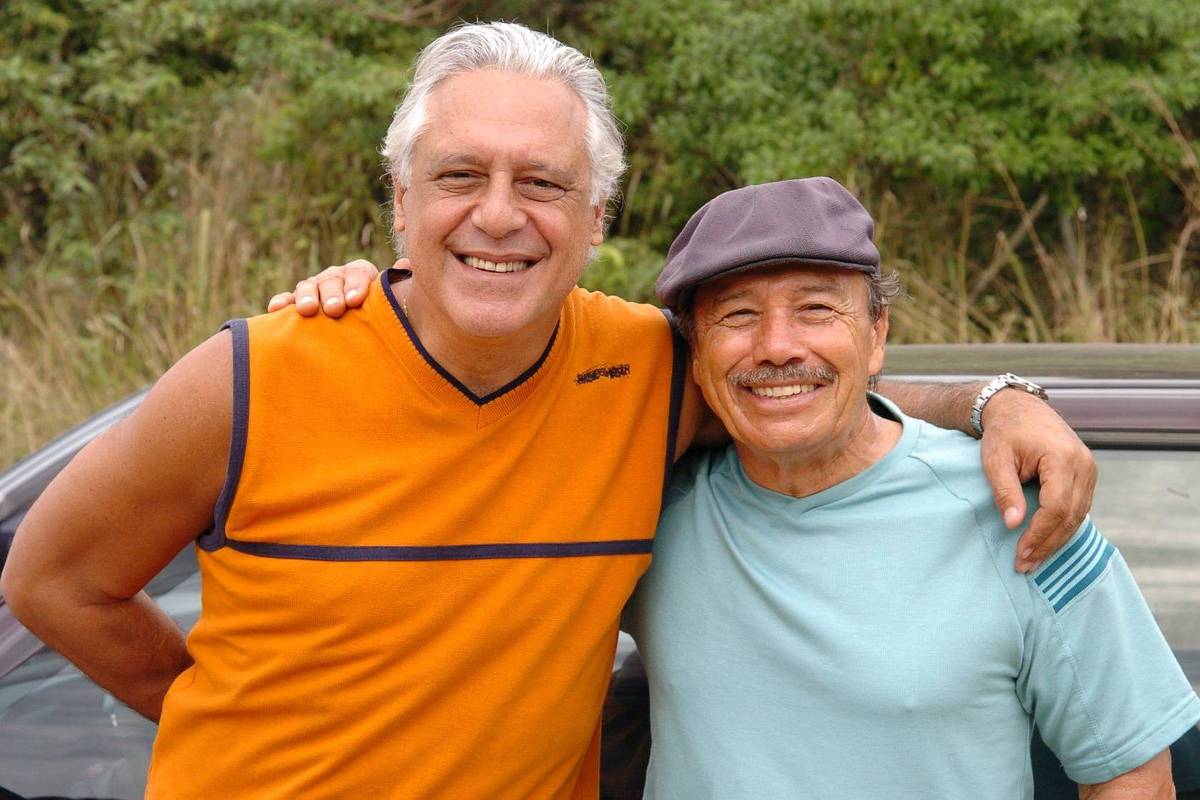 Reencontro de Antônio Fagundes e Stênio Garcia