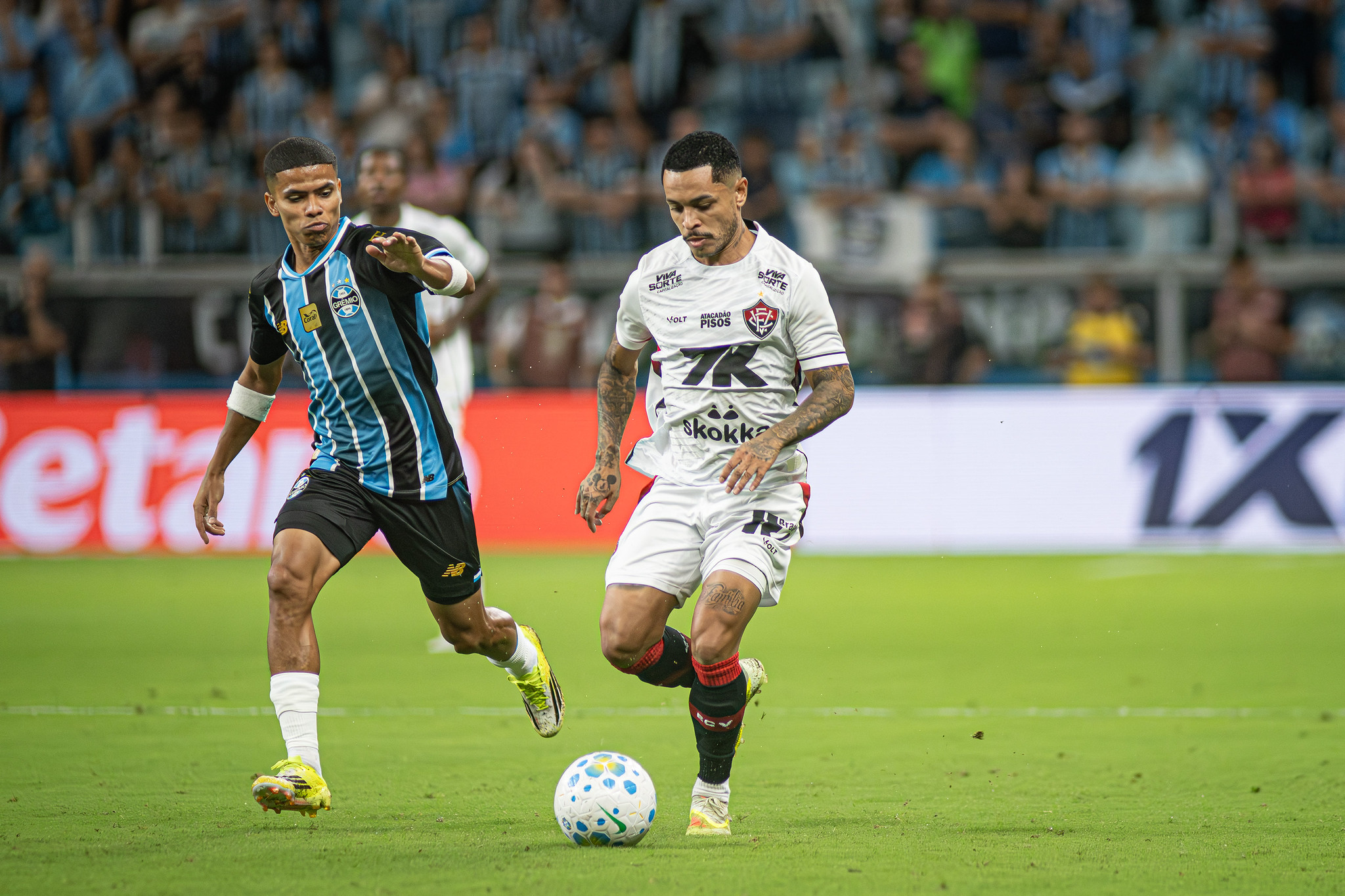 Vitória tem 29 pontos e enfrenta um concorrente direto na parte de baixo da tabela do Campeonato Brasileiro — Foto: Victor Ferreira/EC Vitória