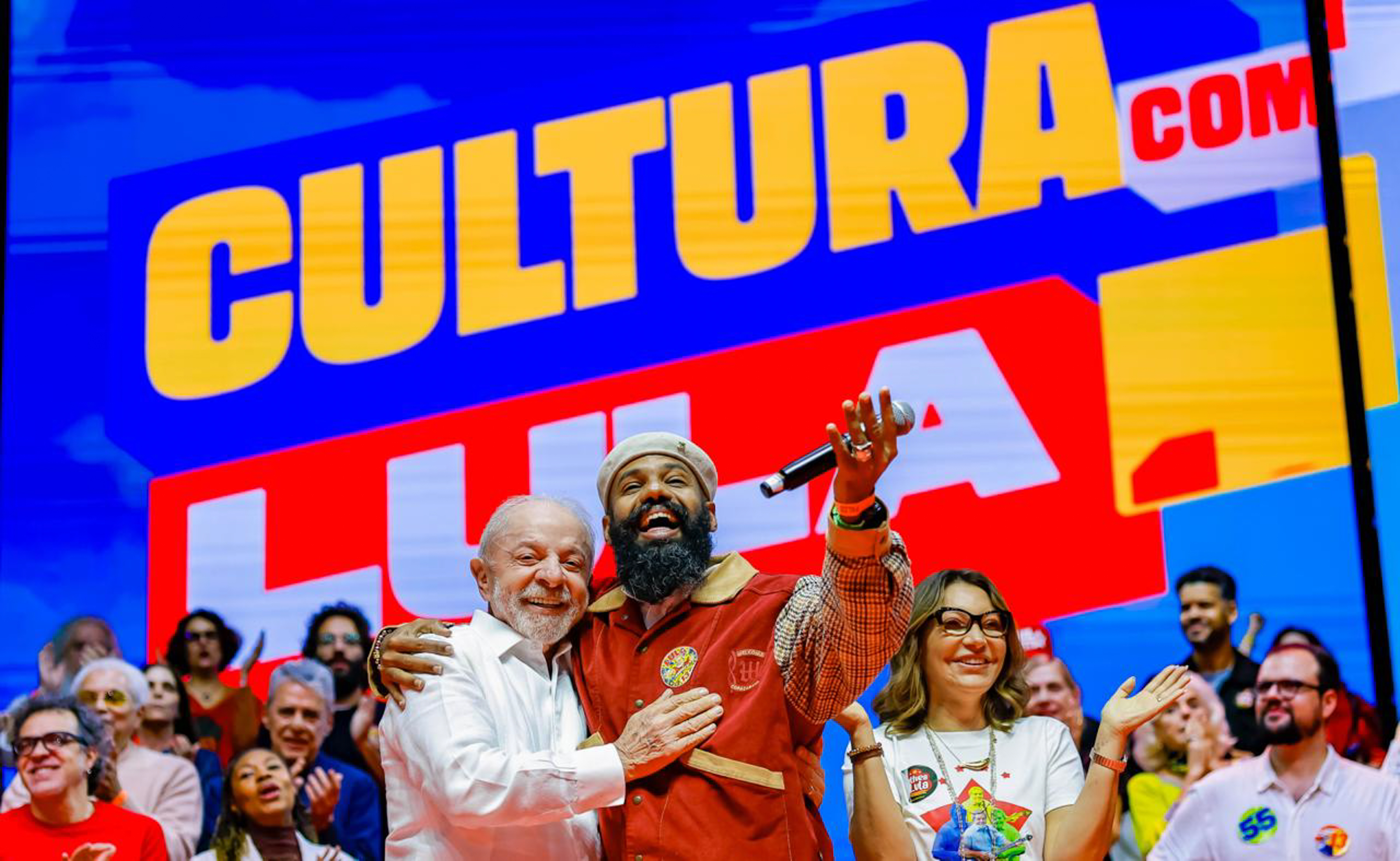 Lula e artistas baianos