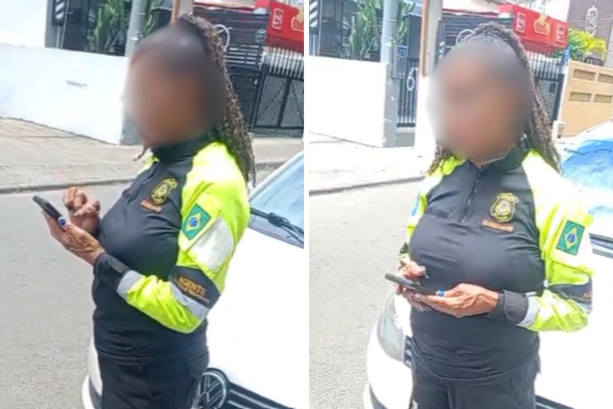 "Eu sou da facção p*rra", declara suposta agente de trânsito ao ameaçar homem em dicussão