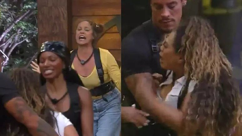 Mãe de Lexa pede para sair de A Fazenda após treta com atriz. Foto: Reprodução/Record 
