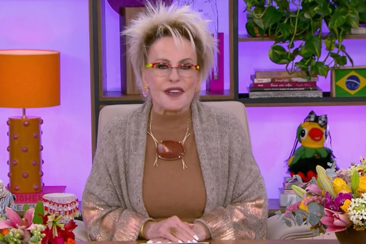 Ana Maria Braga volta ao Mais Você depois de uma semana e explica motivo do afastamento - Foto