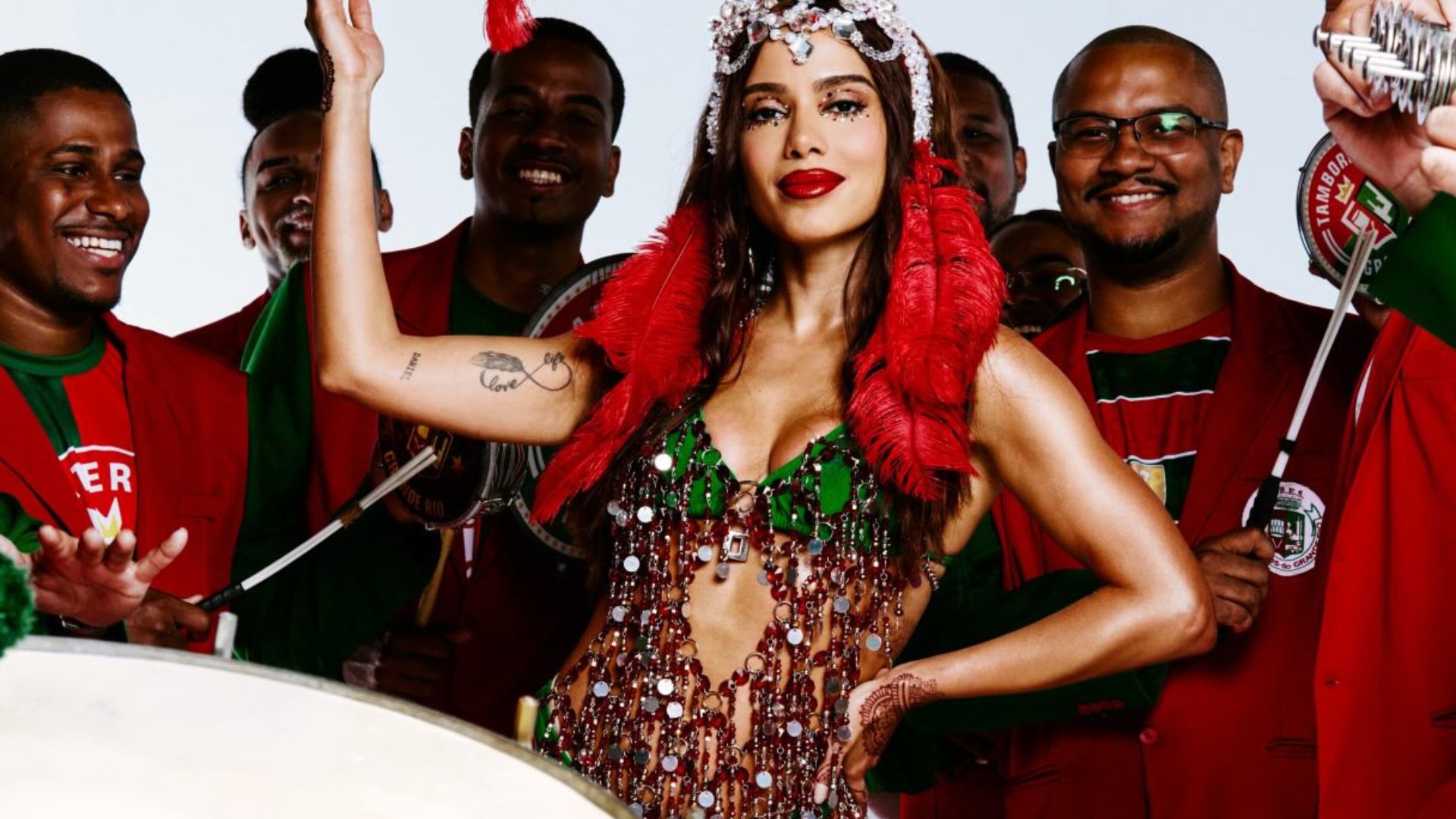 Anitta foi anunciada como nova rainha de bateria da Grande Rio para o Carnaval de 2027 — Foto: Reprodução/Instagram