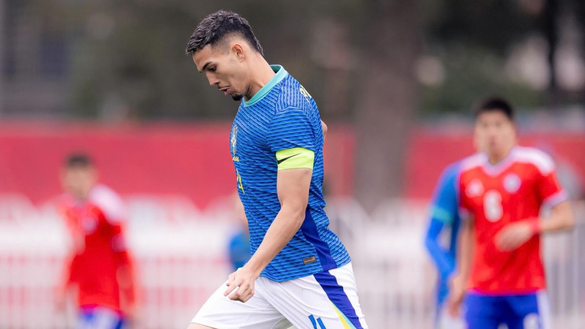 Arthur Dias, do Athletico-PR, pela Seleção Brasileira Sub-20 - Foto: Reprodução / Instagram / @dias_arthur04