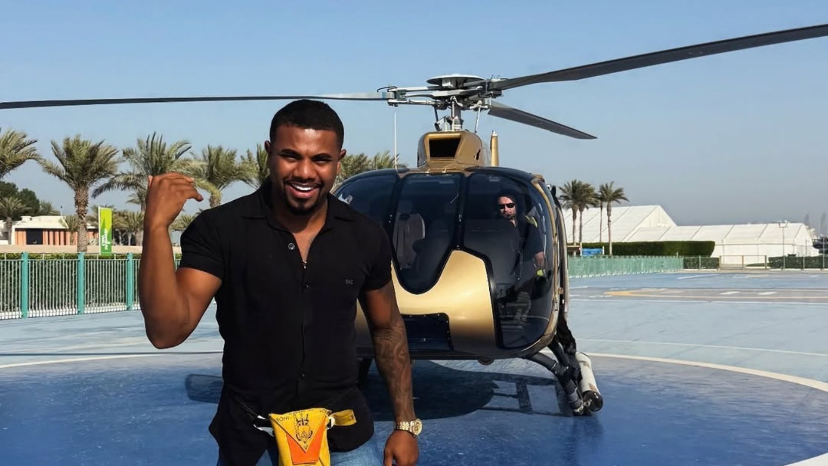 Emily Araújo e Davi Brito em Dubai. Foto: Reprodução/ Redes sociais 