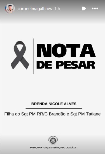nota de pesar