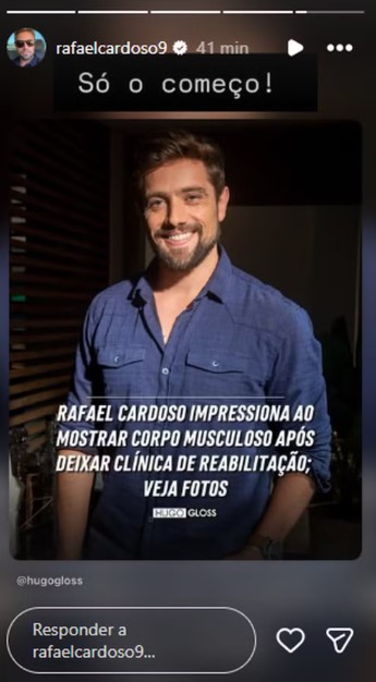 Rafael Cardoso impressiona com mudança drástica