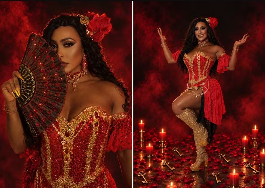 Rosiane Pinheiro surge de Pombagira na Vai-Vai