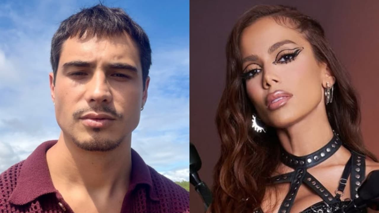 Flagra! Anitta surge nos Estúdios Globo acompanhada de Danilo Mesquita, distribui beijos e sela namoro com ator baiano - Foto