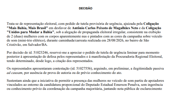 Decisão TRE