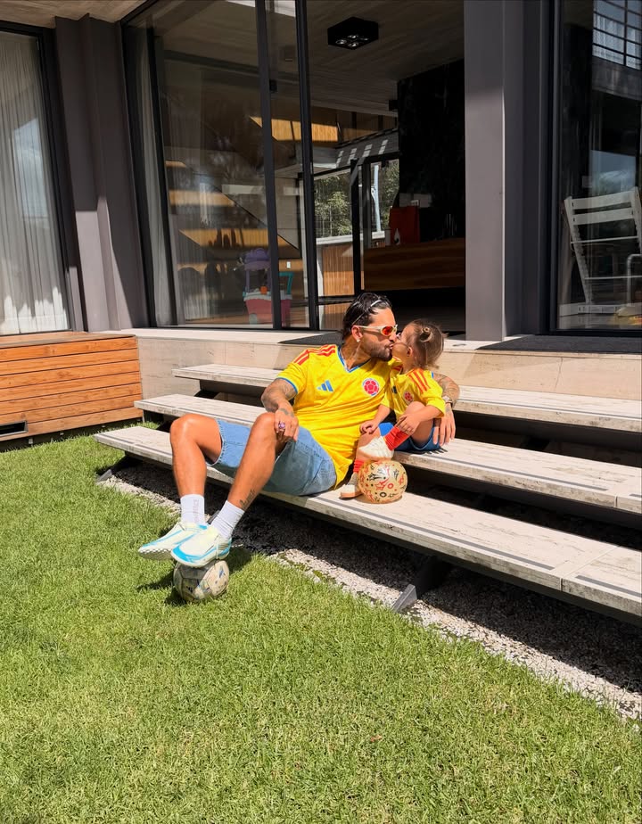 Maluma e filha | Reprodução / Redes Sociais 