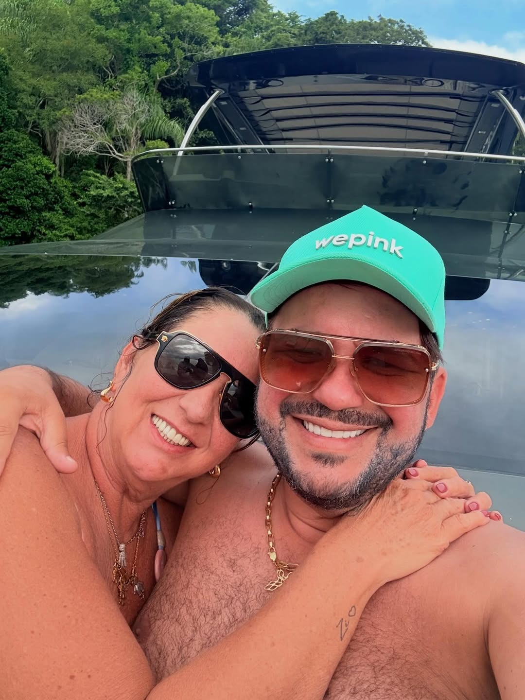 Margareth Serrão e Danilo Sanfoneiro | Reprodução / Redes Sociais