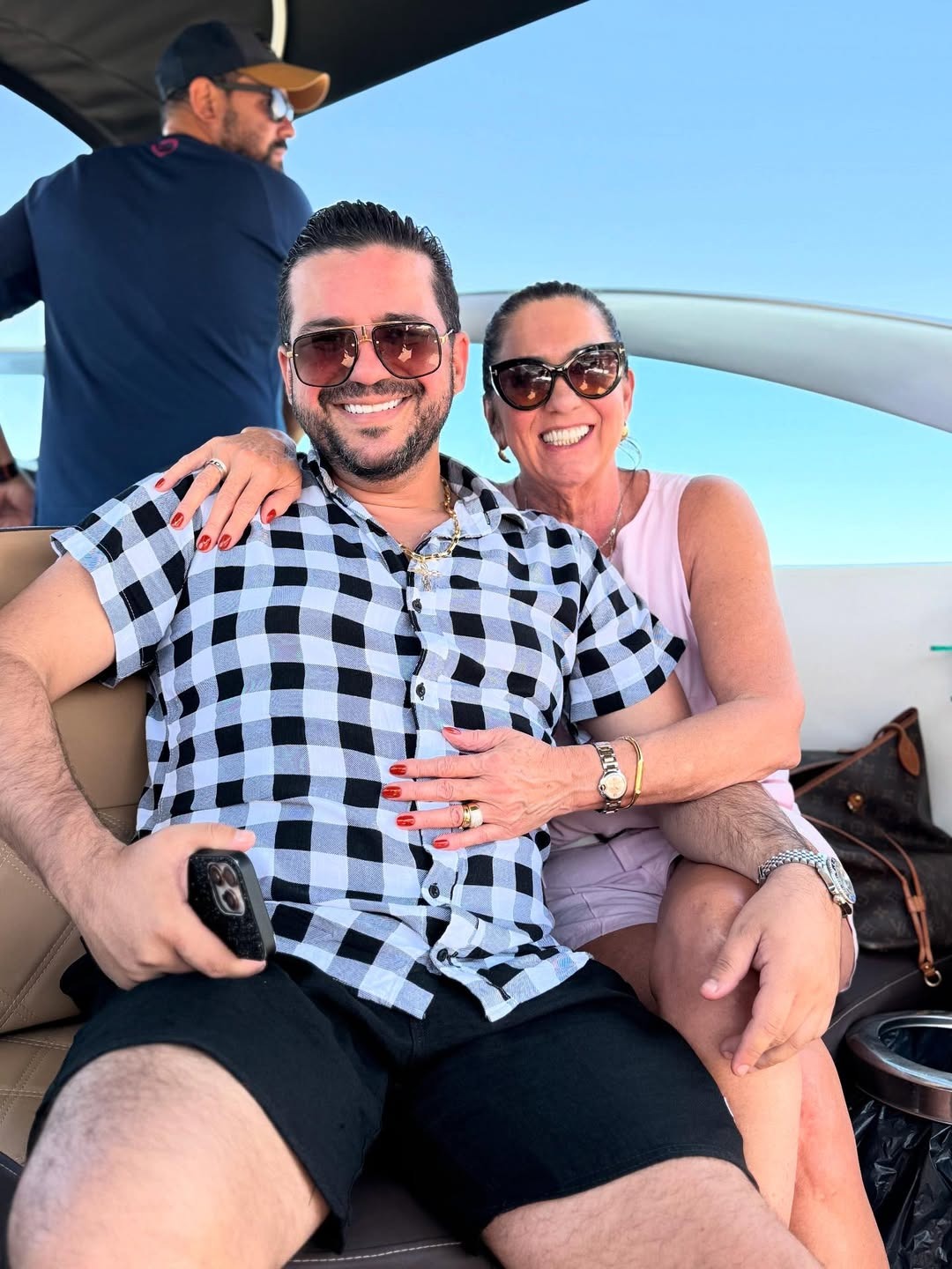 Margareth Serrão e Danilo Sanfoneiro | Reprodução / Redes Sociais