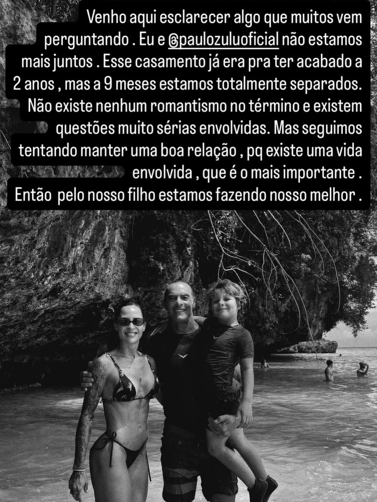 casamento de Paulo Zulu e Elaine Quisinski chegou oficialmente ao fim