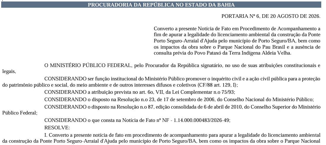 Portaria MPF