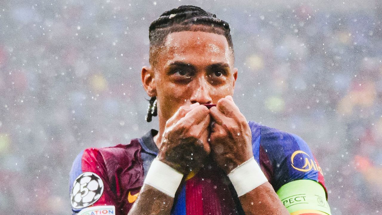 Em alta! Raphinha supera Messi, Neymar e Ronaldinho e quebra recorde histórico do Barcelona