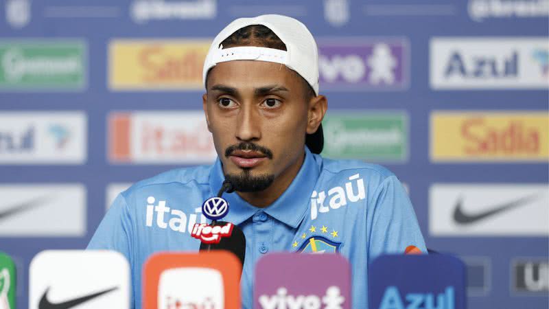 Raphinha, craque do Barcelona - Foto: Rafael Ribeiro / CBF