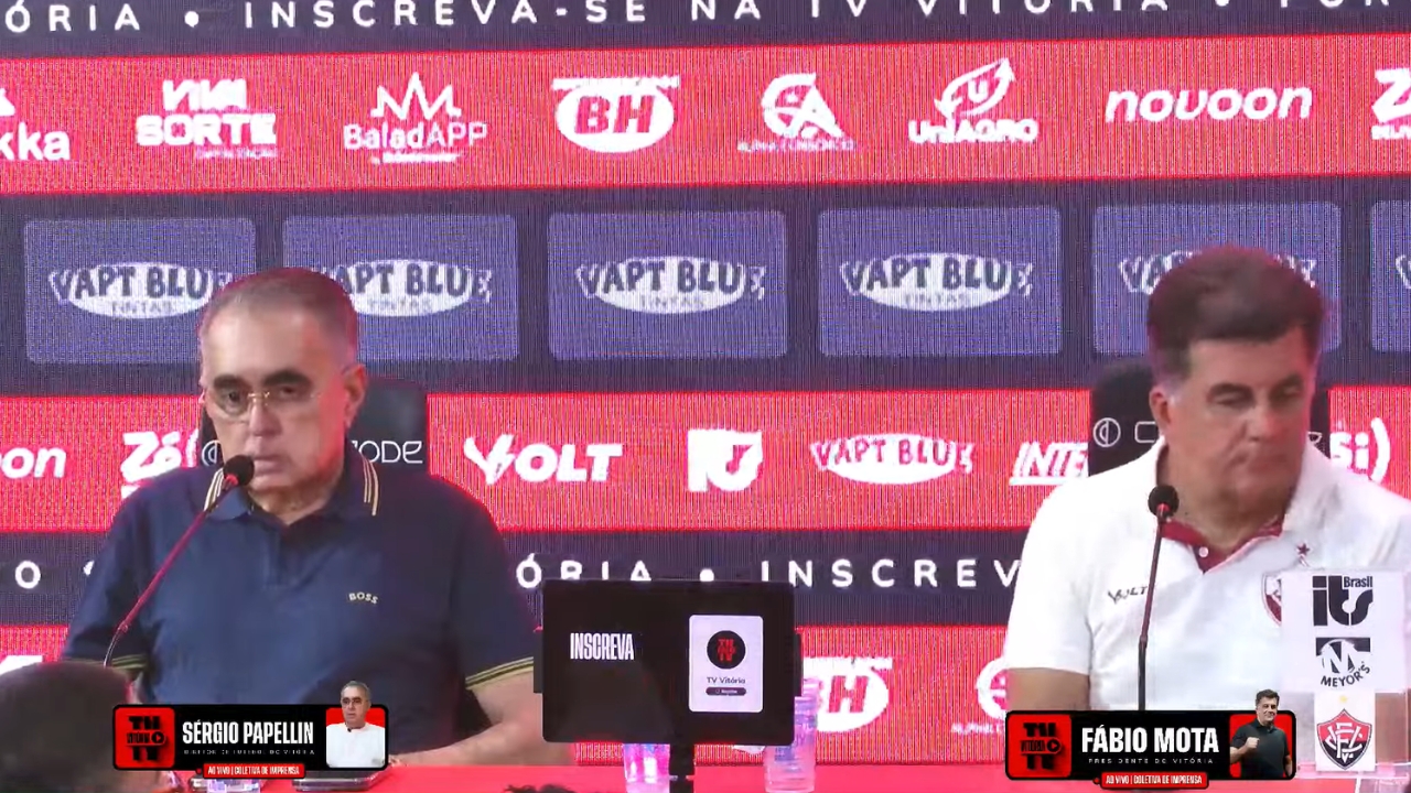 Diretor do Vitória responde sobre falta de oportunidades para garotos da base: "a gente não se mete na escalação"