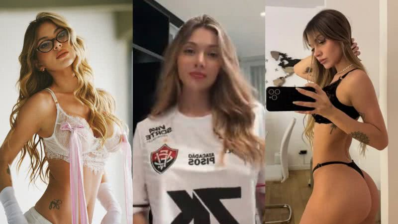 Influenciadora Sasha Ferro, namorada de Diego Tarzia do Vitória, faz desabafo preocupante na web