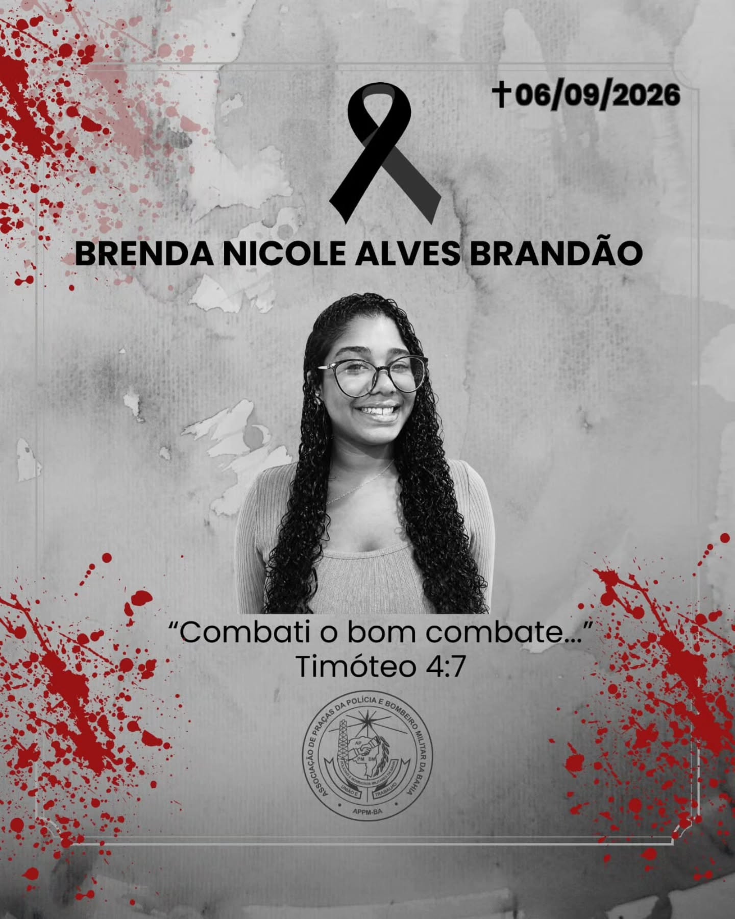 Brenda Nicole, filha de sargentos da PM-BA, vítima de latrocínio em Salvador