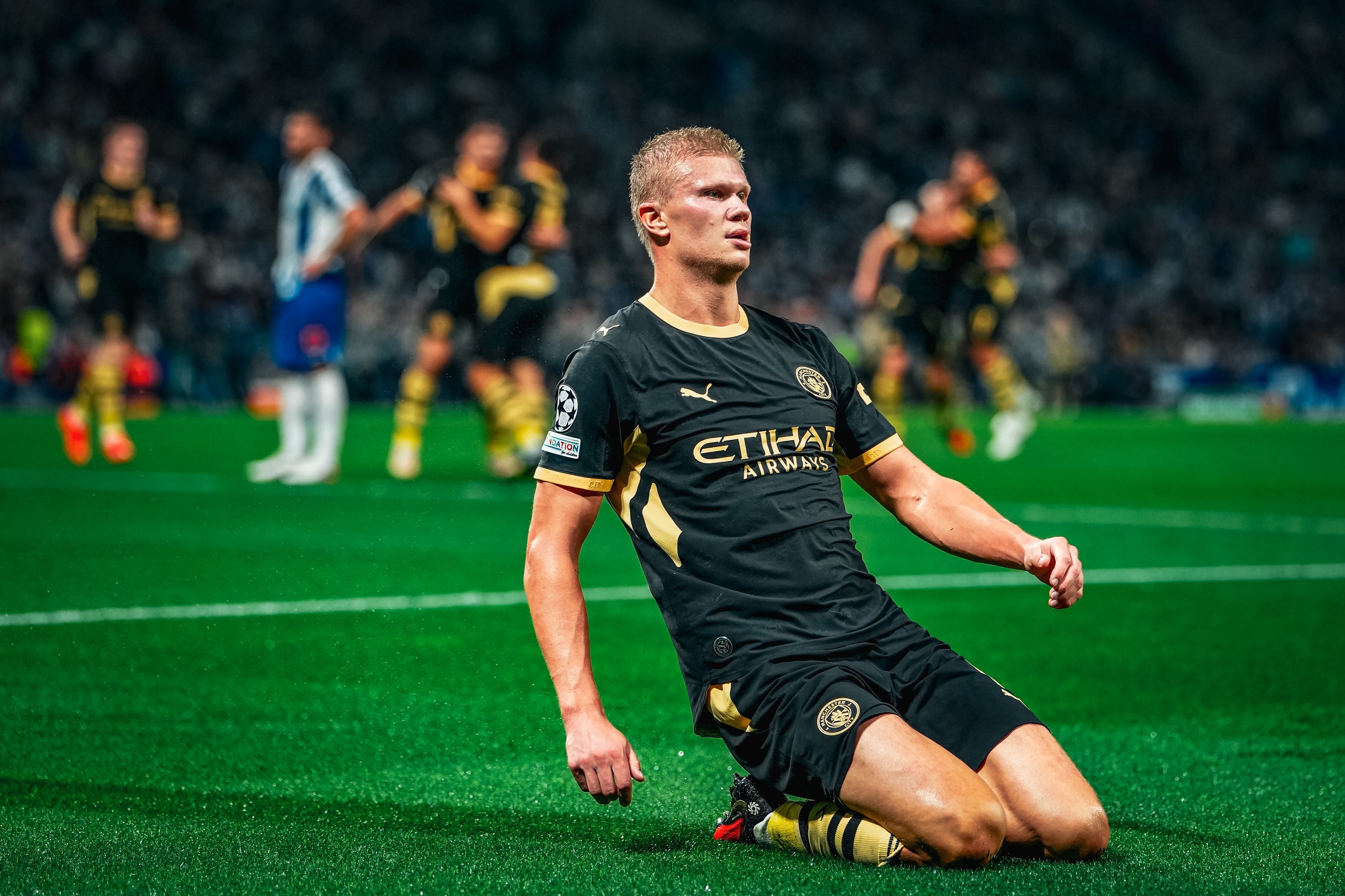 Haaland com as cores do City - Foto: Reprodução / Redes Sociais / Instagram / @erling