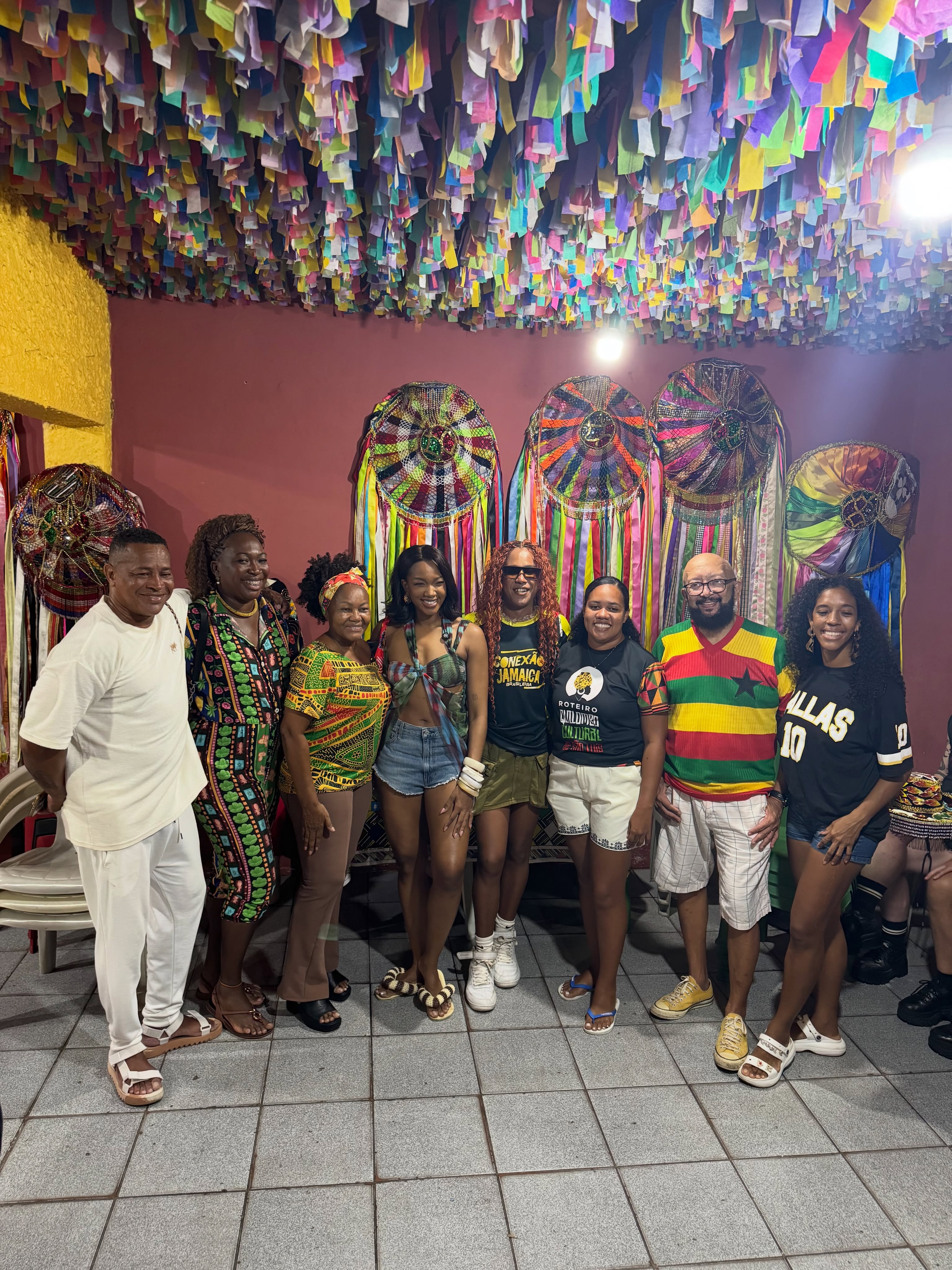Iza em viagem ao Maranhão