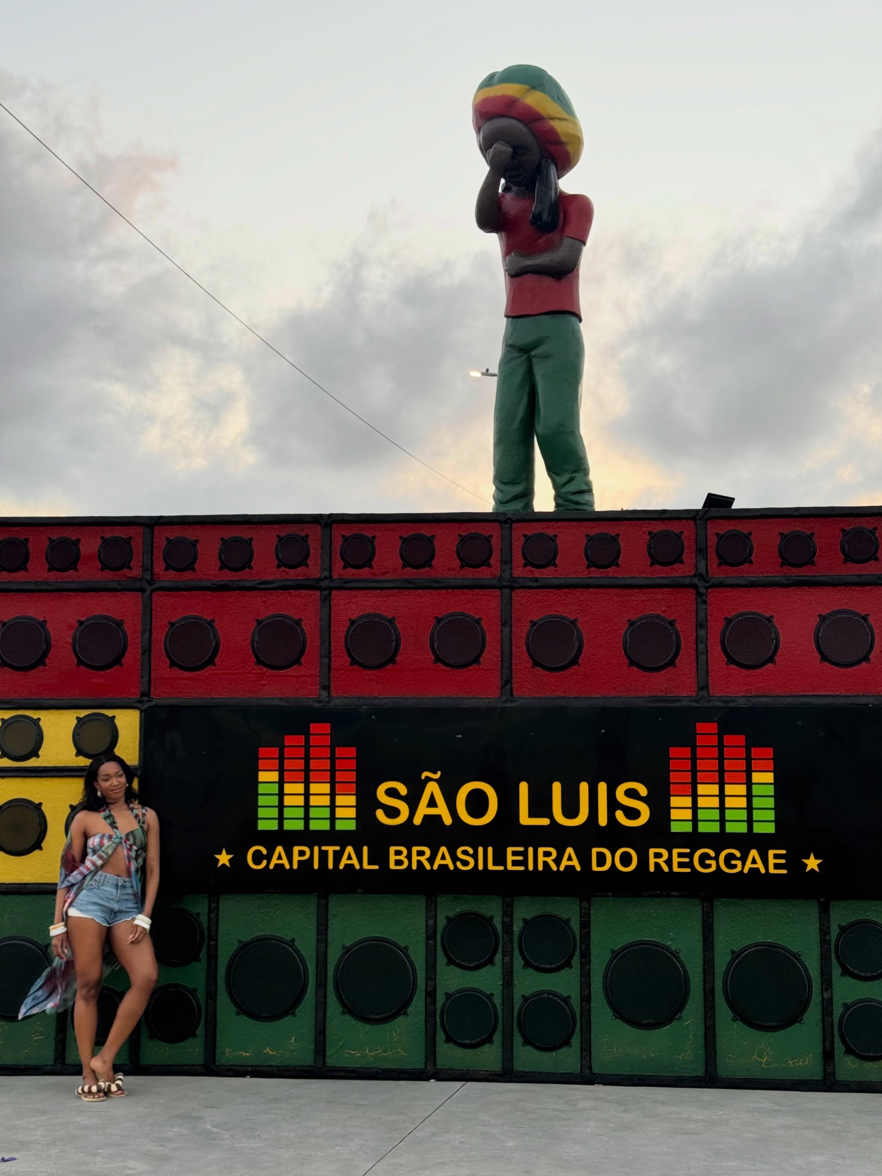 Iza em viagem ao Maranhão