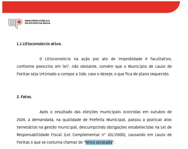 Cenário de terra arrasada