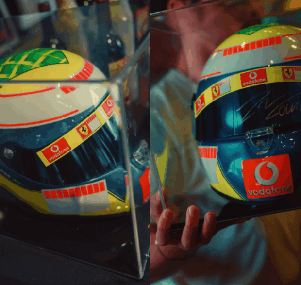 Leilão arrecada R$ 1,1 milhão com capacete de Felipe Massa, Rolex e estadia em Trancoso | Divulgação