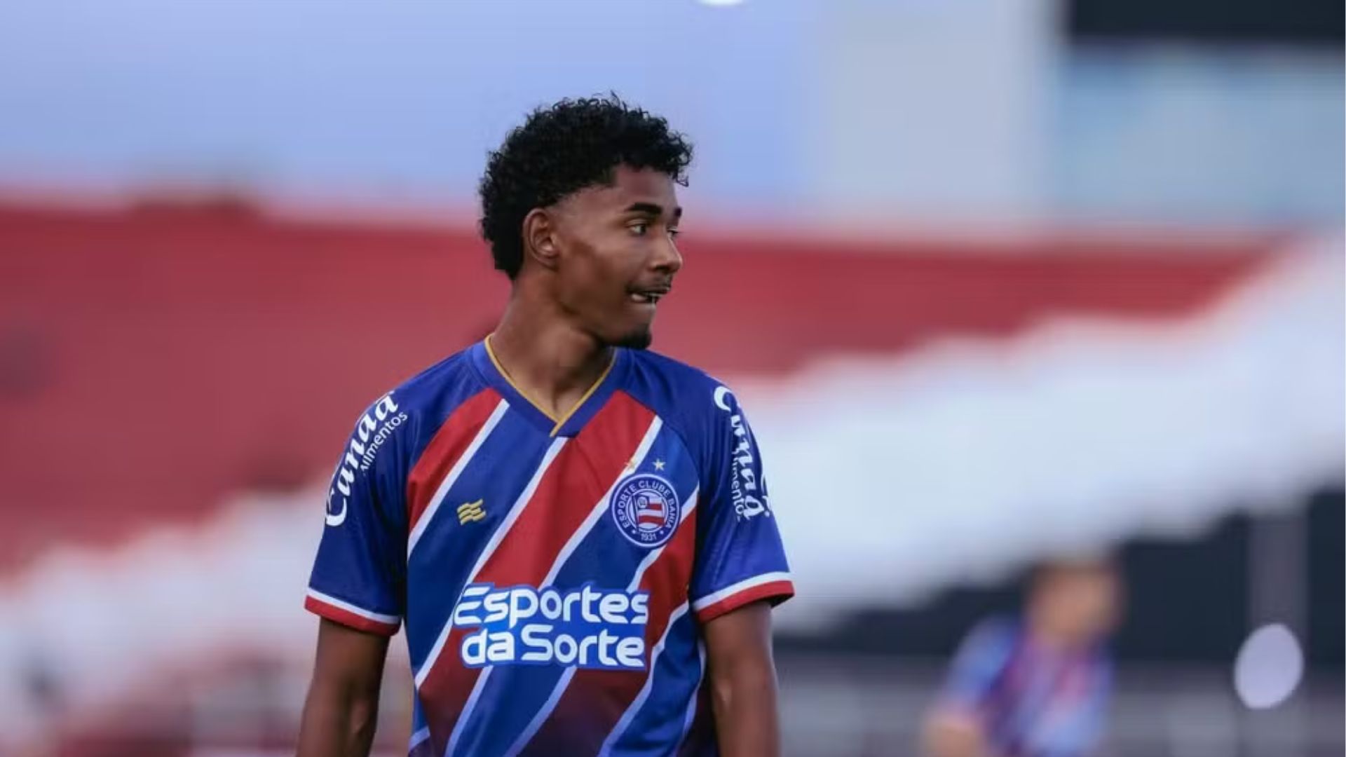 Fora dos planos do Bahia para a sequência da temporada, Vitinho acertou ida para o futebol português — Foto: Letícia Martins/EC Bahia