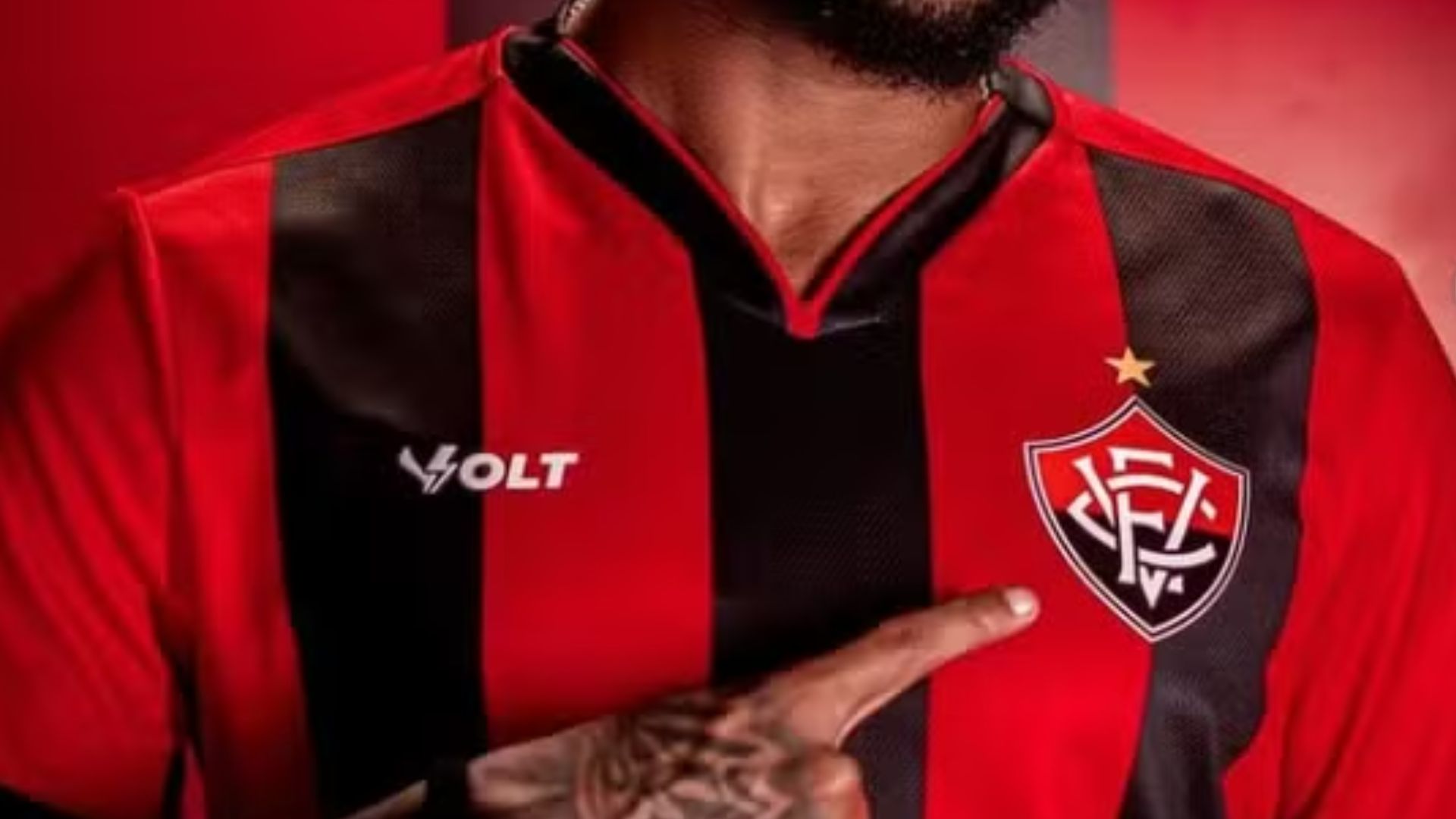 Material do Vitória produzido pela Volt em 2022 - Foto: Divulgação / ECV