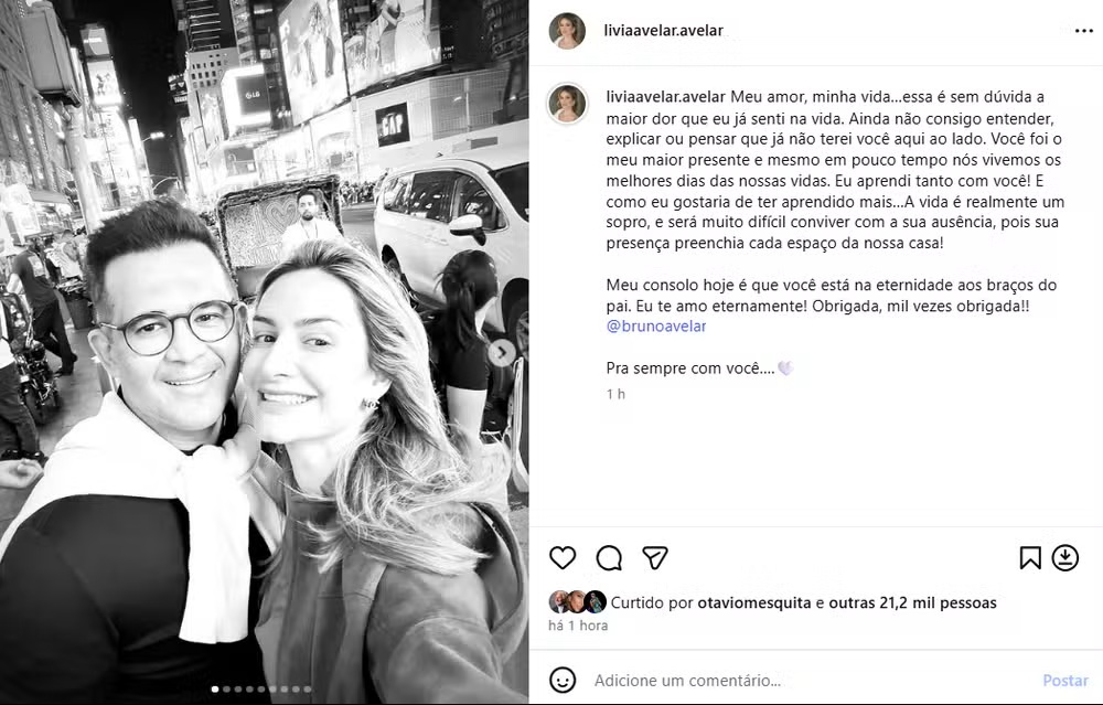Viúva de empresário que morreu em helicóptero com Rick faz desabafo